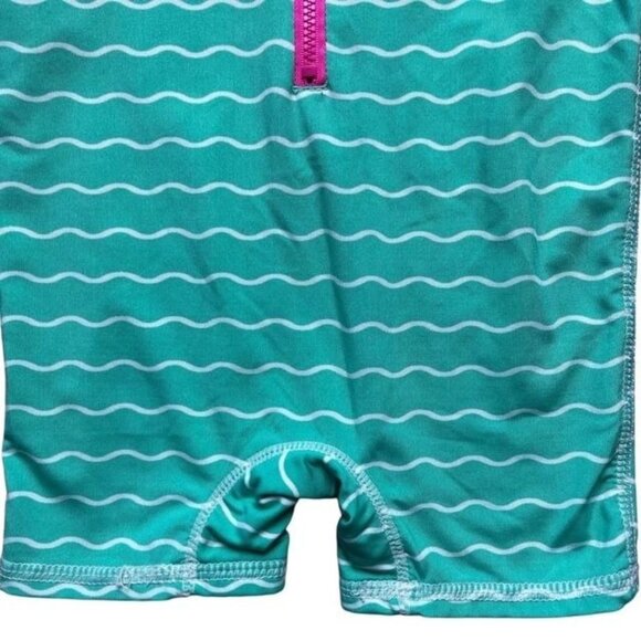 Wippette Baby Girls Fish Rash Guard Swim Suit Size 12 Months - Picture 3 of 6